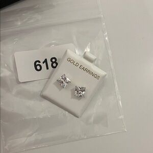 Elegant Silver Gold Earrings